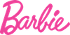 Pink-lettered Barbie logo